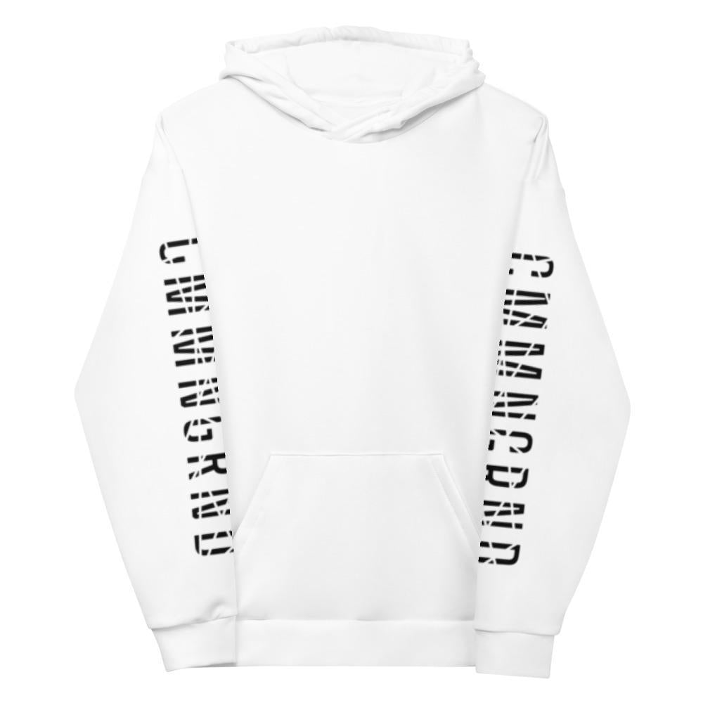 Interlaced 'CMMN GRND’ Hoodie x White