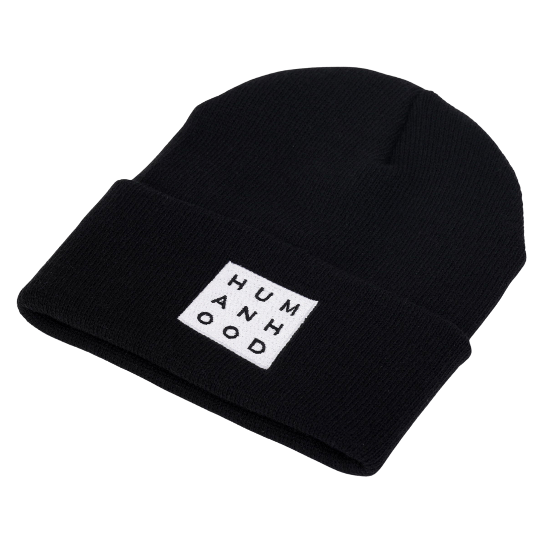 HUMANHOOD beanie - Black x White