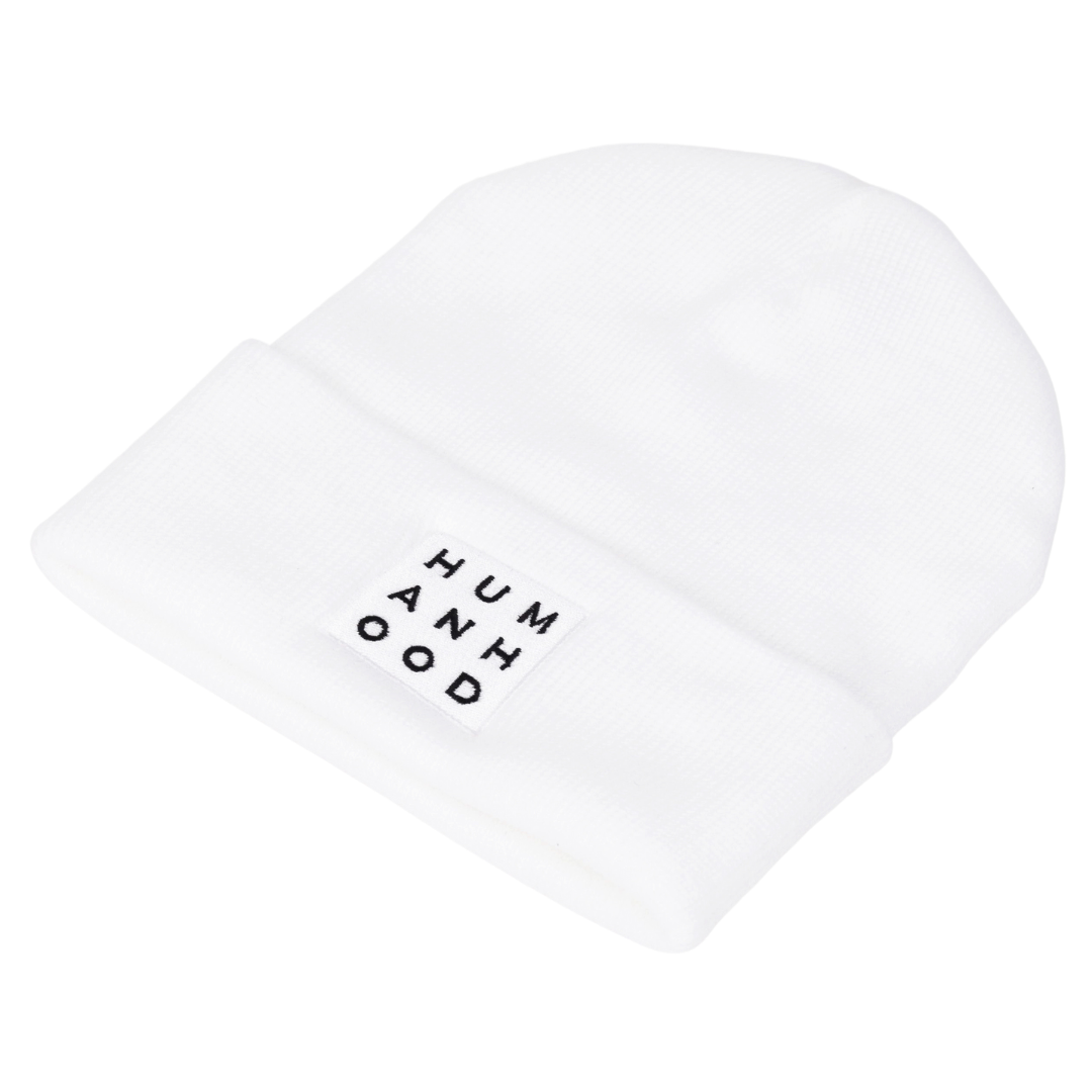 HUMANHOOD beanie - White x White