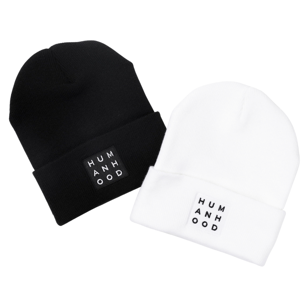 HUMANHOOD beanie - White x White