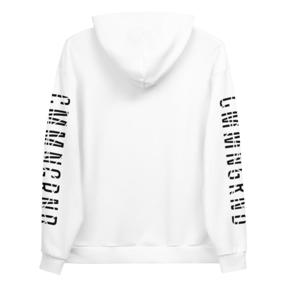 Interlaced 'CMMN GRND’ Hoodie x White