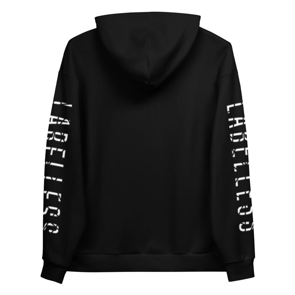 Interlaced ‘LABELLESS’ Hoodie x Black